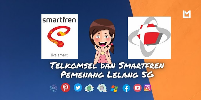 Telkomsel dan Smartfren Pemenang Lelang 5G Indonesia Freq 2,3 Ghz 2021