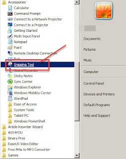 cara snipping tools screenshoot komputer
