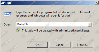 cara membersihkan sampah di laptop dengan cmd