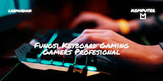 Fungsi Keyboard Gaming Guna Mendukung Gamers Profesional