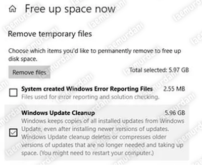 cara menghapus file sampah di laptop windows 8