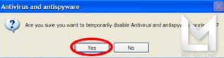 tips Eset NoD32 mematikan sementara tanpa notif