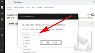 Tips Mematikan Software Antivirus Bitdefender Selamanya