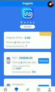 Sistem Keanggotaan APlikasi penghasil uang